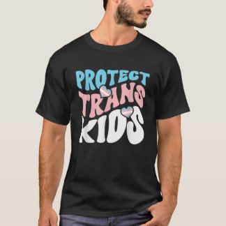 Camiseta Proteger a los niños transexuales Orgullo LGBT