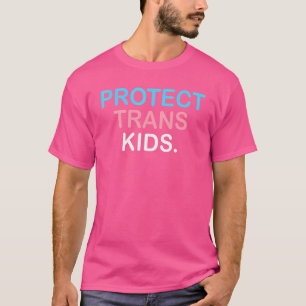 Camiseta Proteger a los niños transexuales Orgullo LGBT Muj