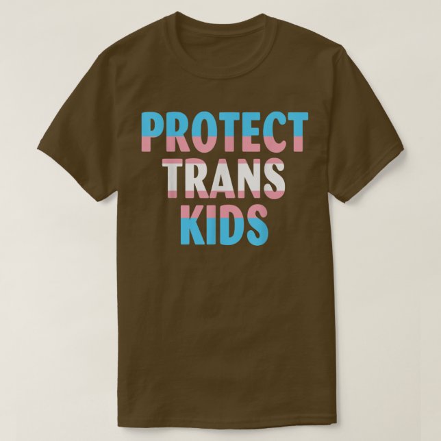 Camiseta Proteger a los niños transexuales Transseualidad T (Diseño del anverso)