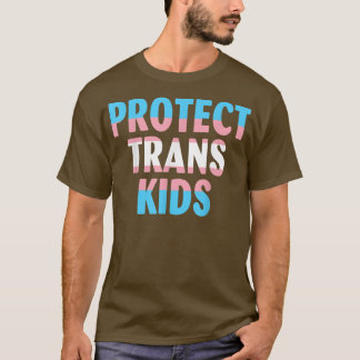 Camiseta Proteger a los niños transexuales Transseualidad T