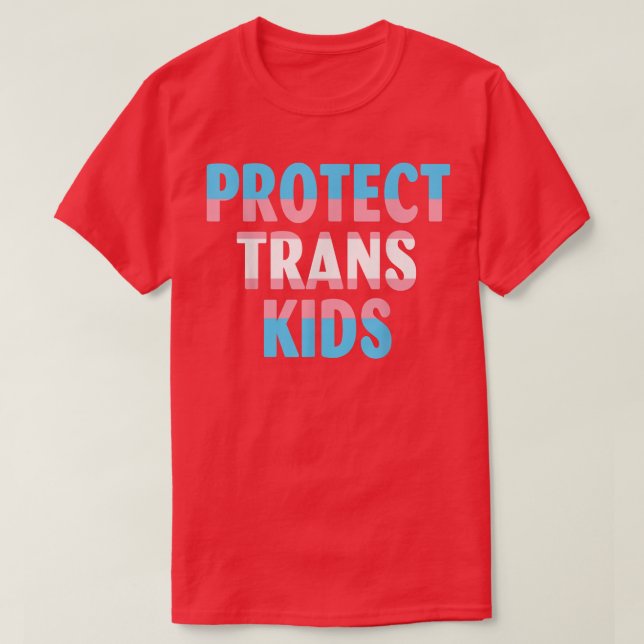 Camiseta Proteger a los niños transexuales Transseualidad T (Diseño del anverso)