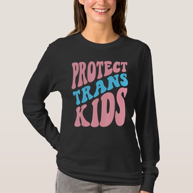 Camiseta Proteger a los niños transgénero 2 (Anverso)