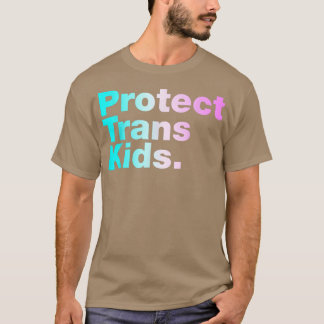 Camiseta Proteger a los niños transgénero Bandera LGBT mes