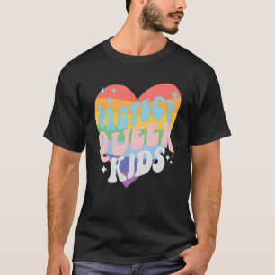 Camiseta Proteger a los niños transgénero homosexuales colo