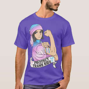 Camiseta Proteger a los niños transgénero Kawaii Anime Orgu
