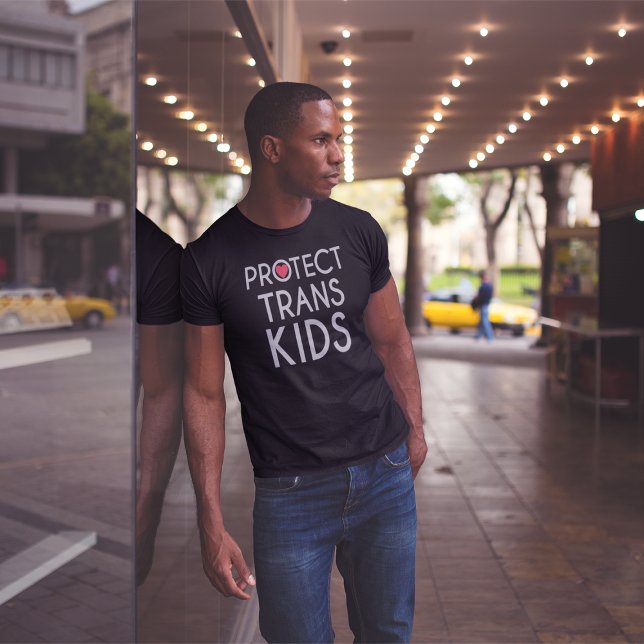 Camiseta Proteger a los niños transgénero LGBTQ Apoyo (Subido por el creador)