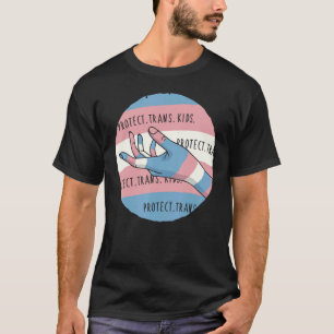 Camiseta Proteger a los niños transgénero transexual Lgbt