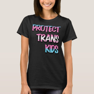 Camiseta Proteger a los niños transgénero transgénero trans