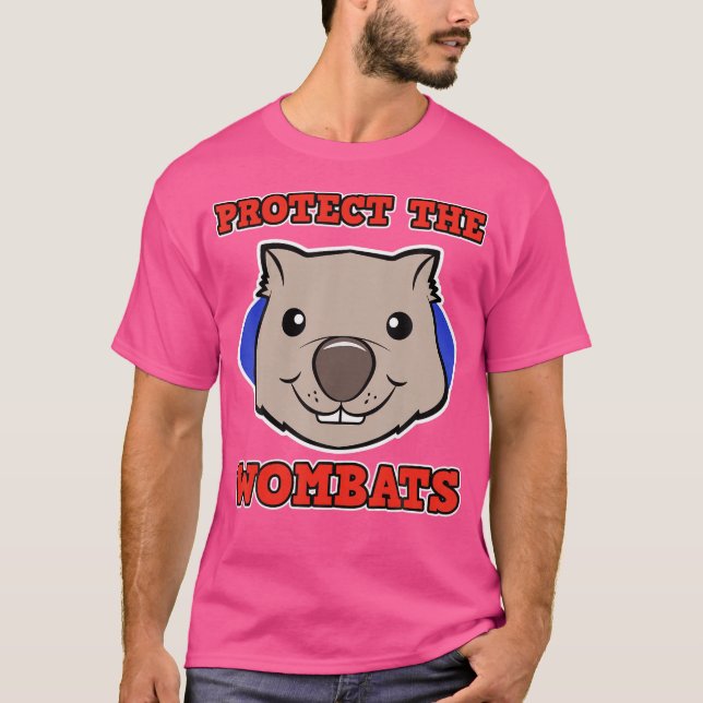 Camiseta Proteger a los Wombats (Anverso)