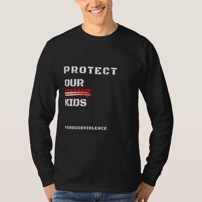 Camiseta Proteger a nuestro chico de armas no hacer 2 (Anverso)