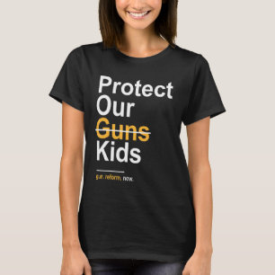 Camiseta Proteger a nuestros niños, no armas, control de ar