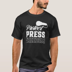 Camiseta Proteger a periodista de derechos de periodistas d