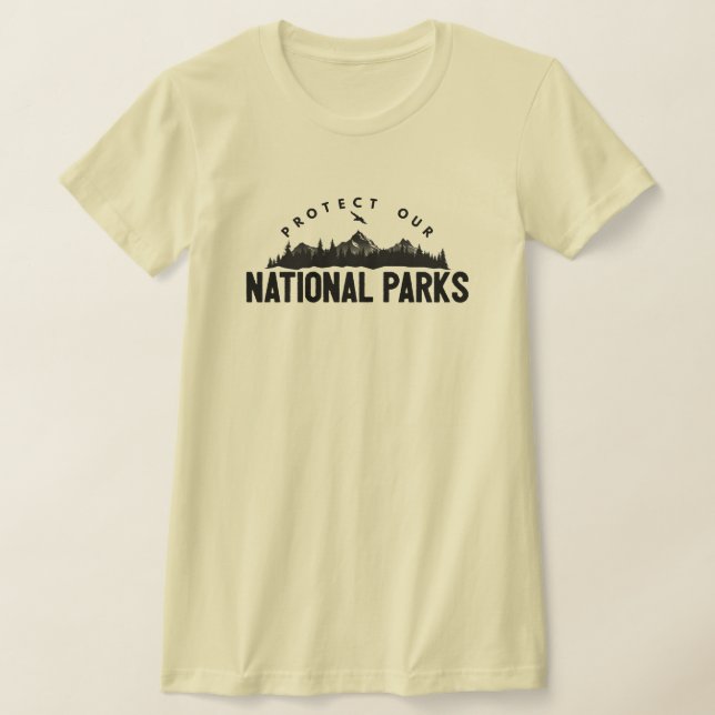 Camiseta Proteger el apoyo a nuestros parques nacionales (Distribución)