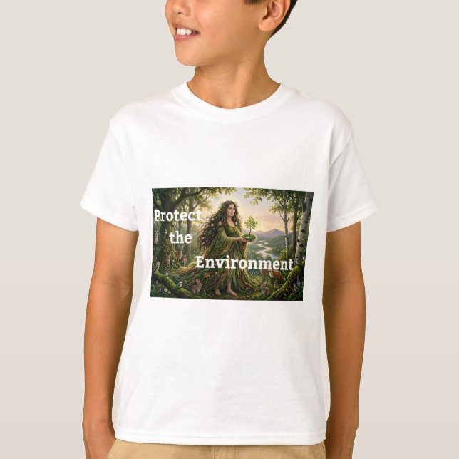 Camiseta Proteger el medio ambiente  (Anverso)