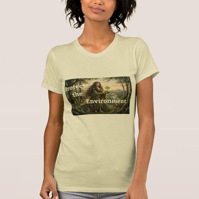Camiseta Proteger el medio ambiente  (Anverso)