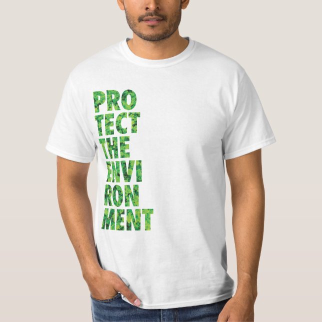 Camiseta Proteger el medio ambiente (Anverso)