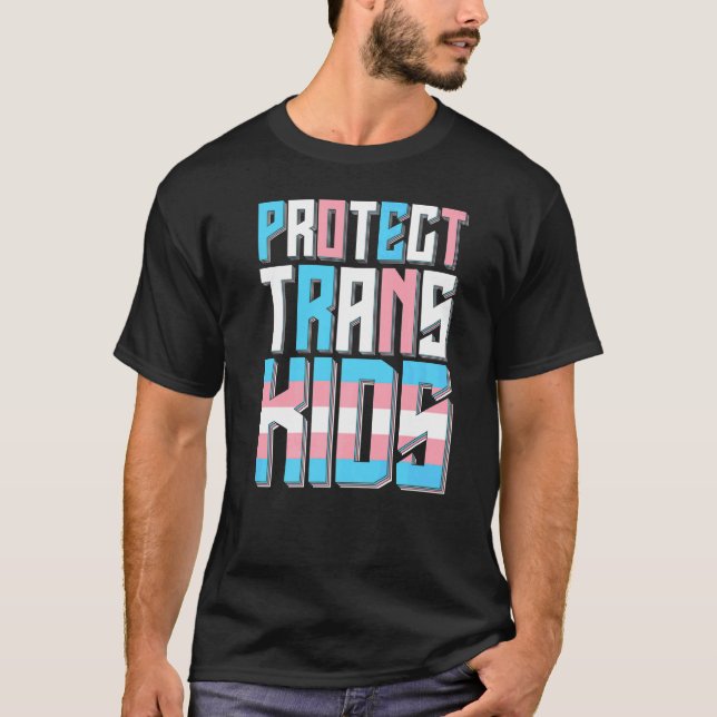 Camiseta Proteger el Orgullo de los Niños Trans Lgbt (Anverso)
