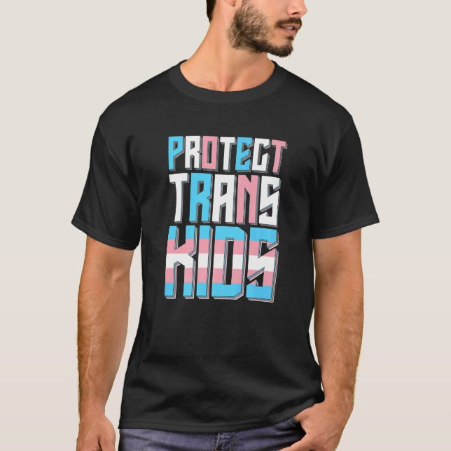 Camiseta Proteger el Orgullo de los Niños Trans Lgbt (Anverso)