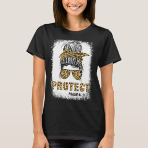 Camiseta Proteger el Salmo 911 Biblia Verse cuela el ajedre