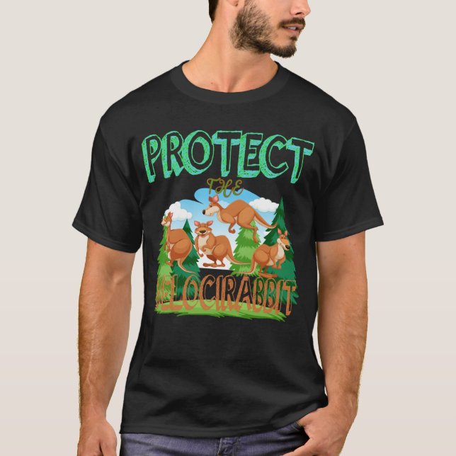 CAMISETA PROTEGER EL VELOCIRABIT (Anverso)