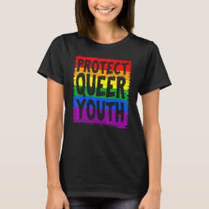 Camiseta Proteger Jóvenes Queer Lgbt Lgbt Gay Transexual Or