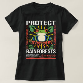 Camiseta Proteger la conciencia ambiental de los bosques ll