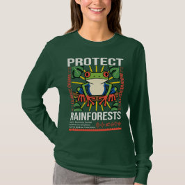 Camiseta Proteger la conciencia ambiental de los bosques ll