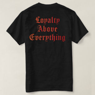 Camiseta Proteger la familia Logo naranja tamaño bolsillo