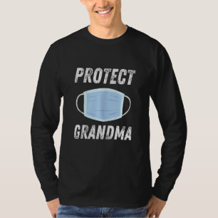 Camiseta Proteger la mascara de la abuela Distancia social