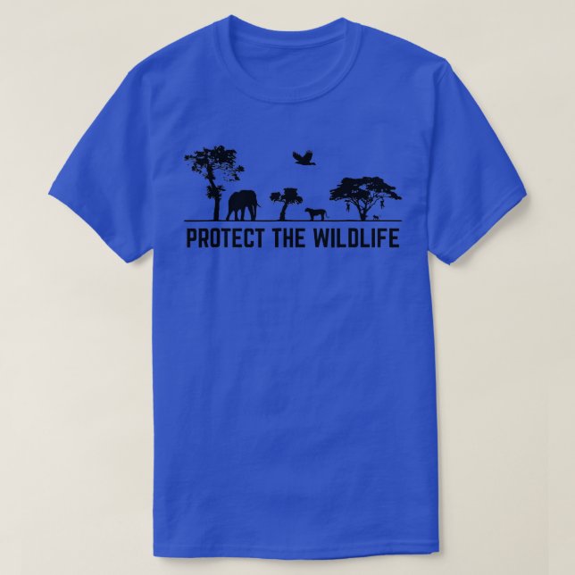 Camiseta Proteger la naturaleza de la conservación de anima (Diseño del anverso)