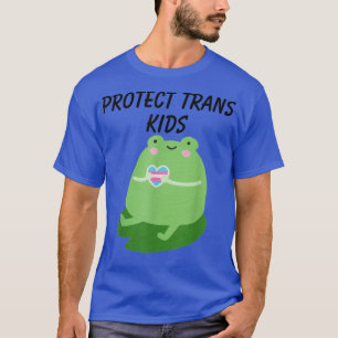 Camiseta Proteger la rana verde transexual Lgbt Apoyo a la