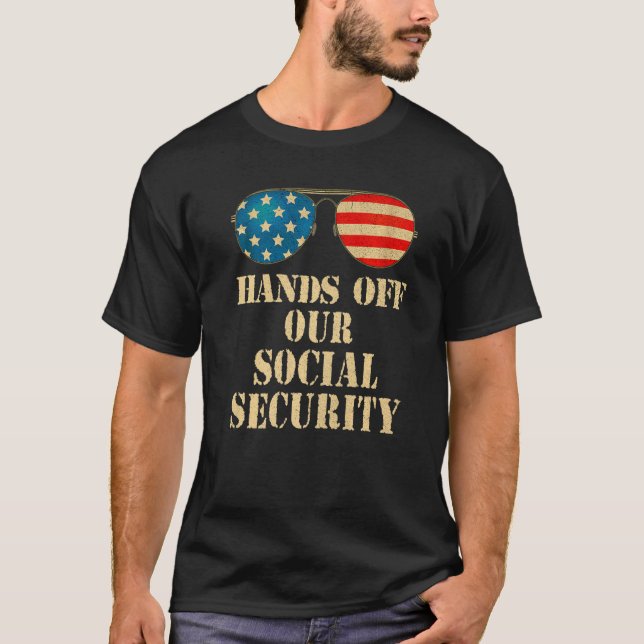 Camiseta Proteger la seguridad social frente a nuestra segu (Anverso)