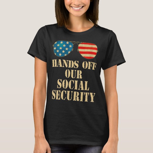 Camiseta Proteger la seguridad social frente a nuestra segu (Anverso)