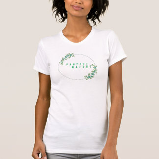 Camiseta proteger la sostenibilidad de la naturaleza