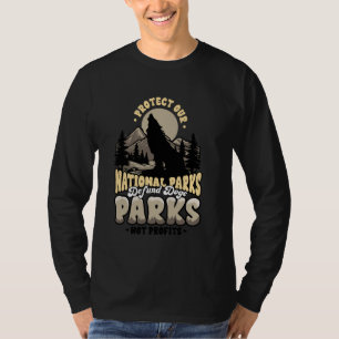 Camiseta Proteger los Parques Nacionales Detrás Los Parques