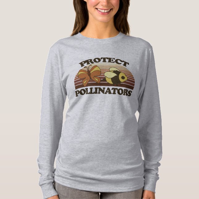 Camiseta Proteger los polinizadores (Anverso)