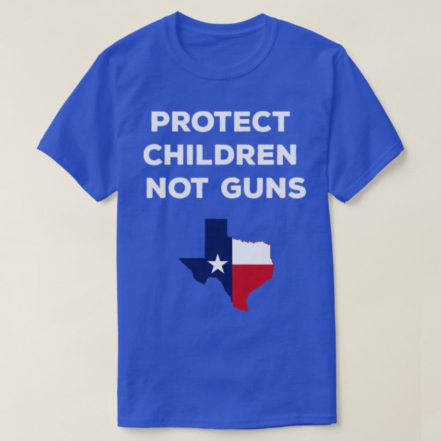 Camiseta Proteger niños no armas (Diseño del anverso)