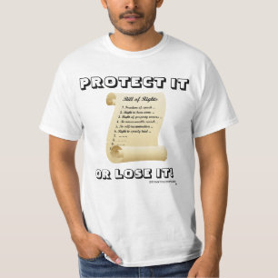 Camiseta Proteger nuestra Carta de Derechos
