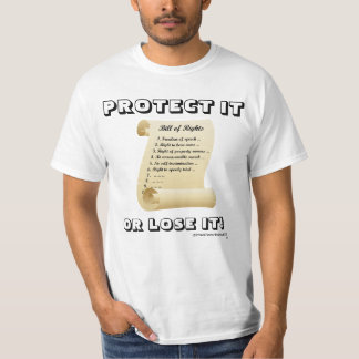 Camiseta Proteger nuestra Carta de Derechos