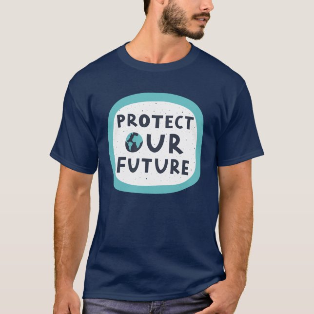 Camiseta Proteger nuestro futuro (Anverso)