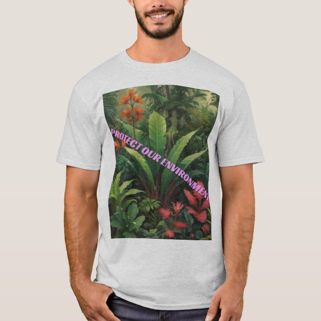Camiseta Proteger nuestro medio ambiente (Anverso)