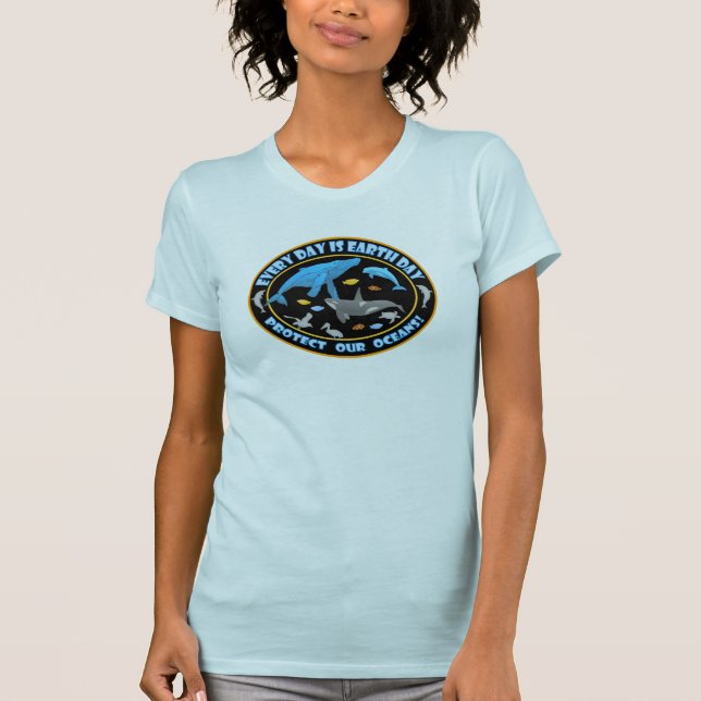 Camiseta Proteger nuestros océanos (Anverso)
