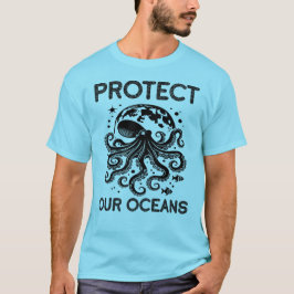 Camiseta Proteger nuestros océanos, ecología de los animale