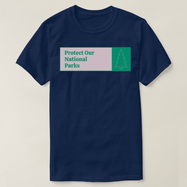 Camiseta Proteger nuestros Parques Nacionales (Diseño del anverso)