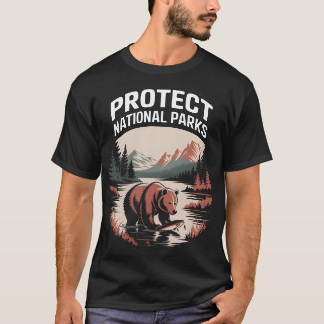 Camiseta Proteger nuestros Parques Nacionales (Anverso)