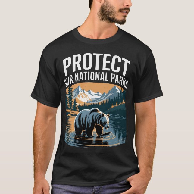 Camiseta Proteger nuestros Parques Nacionales (Anverso)