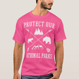 Camiseta Proteger nuestros Parques Nacionales Clásicos Resi