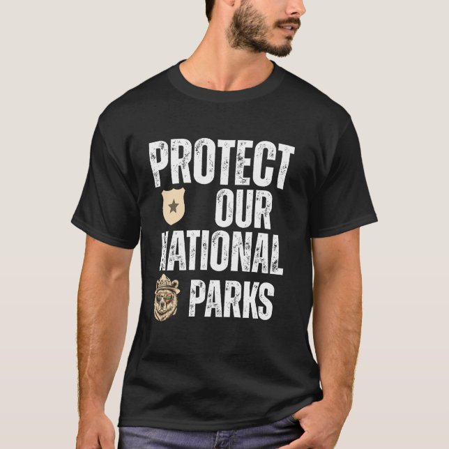Camiseta Proteger nuestros parques nacionales - Paraje de s (Anverso)