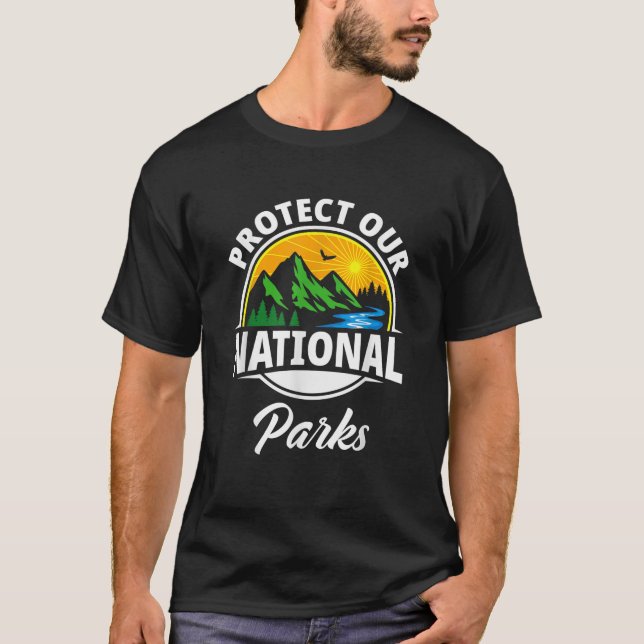 Camiseta Proteger nuestros Parques Nacionales Salvar el Med (Anverso)