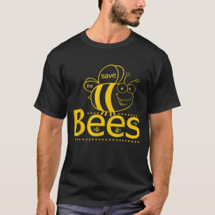 Camiseta Proteger Salvar El Bumbl De Diseño Del Beekeeper D